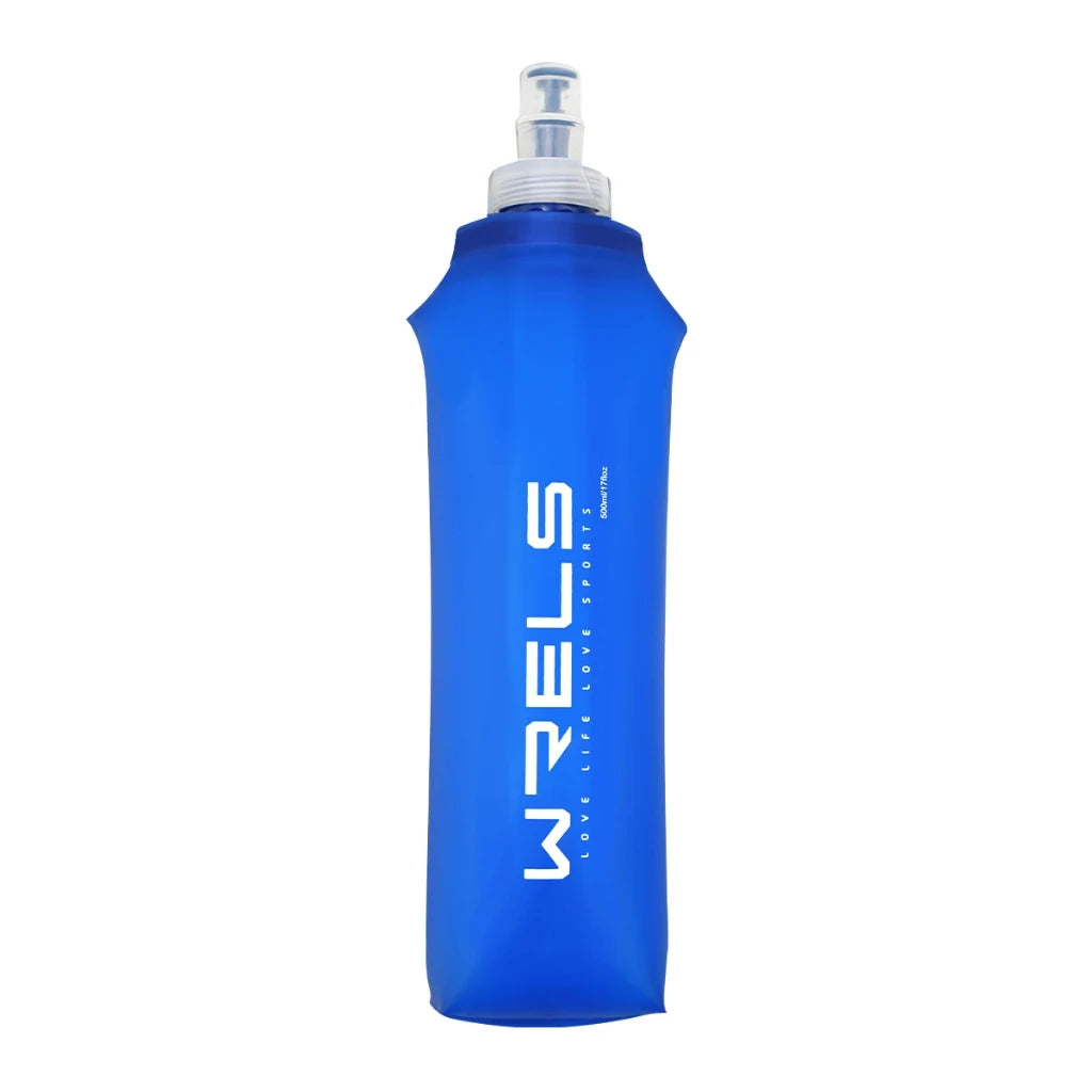 Folding Water Bottle TPU Bpa-Free Collapsible Soft Flask Outdoor Sport Hiking Camping Running Portable Soft Water Bottle