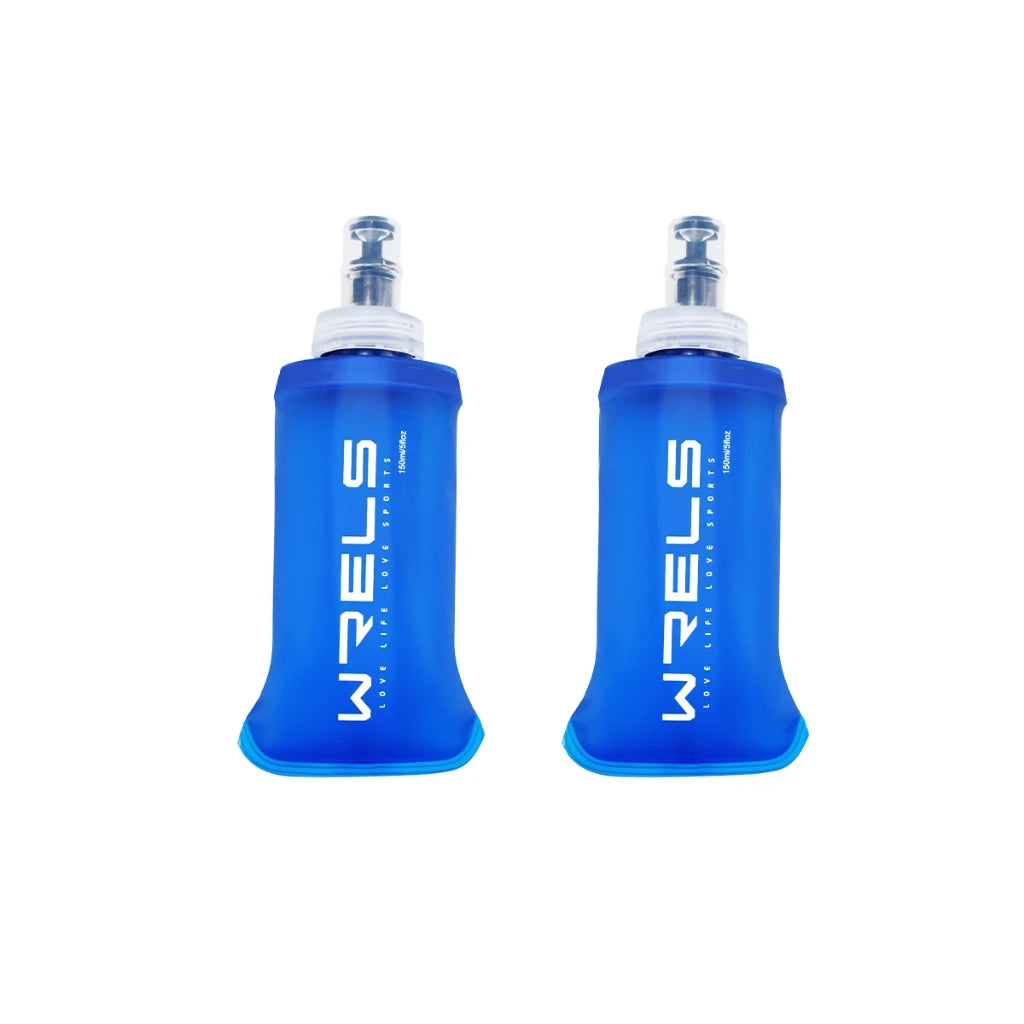 Folding Water Bottle TPU Bpa-Free Collapsible Soft Flask Outdoor Sport Hiking Camping Running Portable Soft Water Bottle