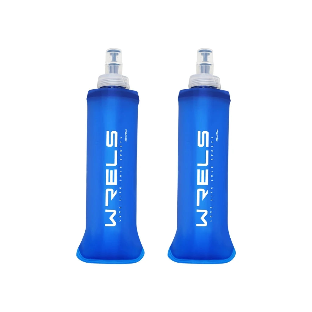 Folding Water Bottle TPU Bpa-Free Collapsible Soft Flask Outdoor Sport Hiking Camping Running Portable Soft Water Bottle